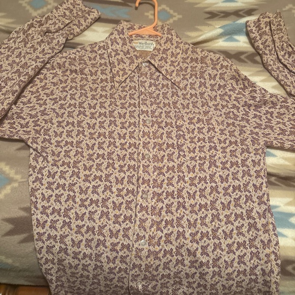 Vintage 70’s MARLBORO button up shirt - Picture 1 of 3